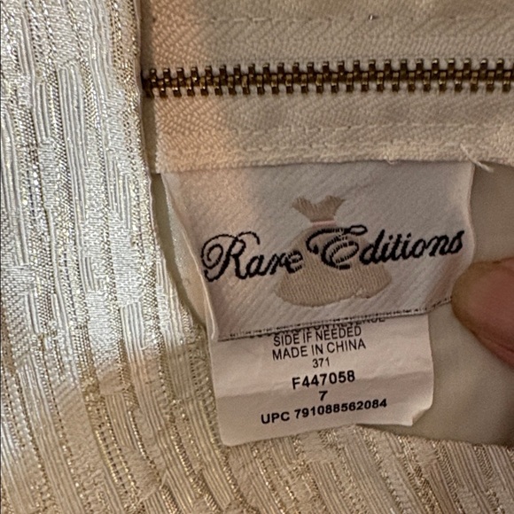 Rare Editions Shimmering Silver Formal Dress - Picture 4 of 14